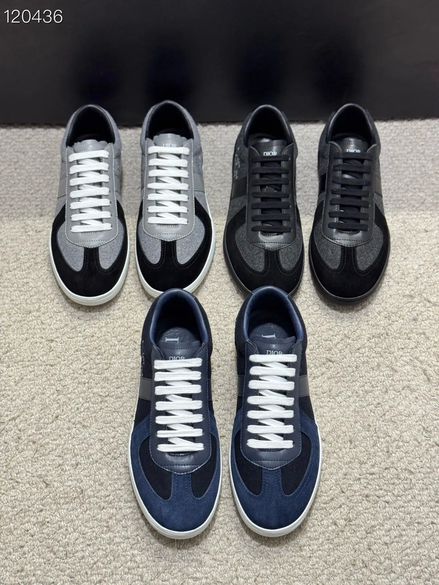 Men's shoes 💰400 [New style] 🎠🎠Dior🔍Top purchasing agent🇮🇹Di's hot model super popular sneakers are synchronized with the new product counters. The uppers are made of original Italian imported cowhide. The logo graphics are perfectly reproduced with complex craftsmanship necessary for fashionistas. The lining of imported soft sheepskin Sole: The original sole is specially provided by the original factory. The exclusive movable molded sole is super comfortable. The original factory follows the order. 🔍🔍Multiple colors are available. You can enter and exit the counter at will. Welcome to compare. A must-have for trendy men. Code number: 38-44 (45 customized